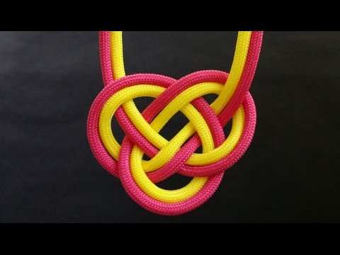 How To Tie Double Coin Knot (two-color)