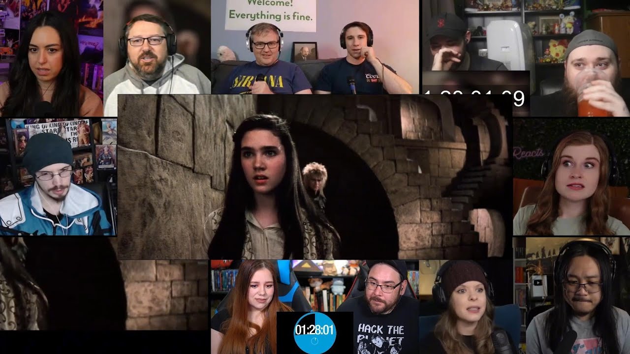 Labyrinth (1986) reaction mashup