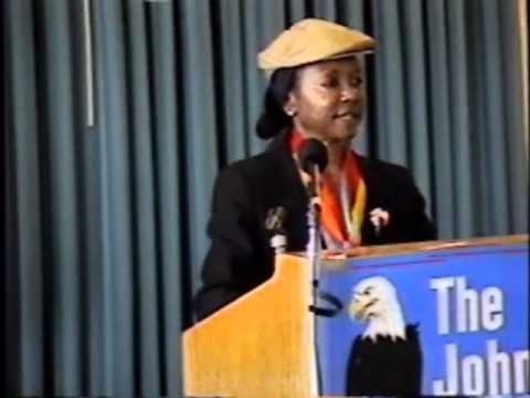 This speech was made by Dr Mildred Fay Jefferson durring the 2000 presidential election at a event hosted by the John Birch Society. The topic is "can the Republic be saved?"