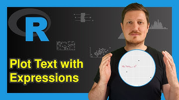 How to Combine Character String & Expressions in Plot Text in R (2 Examples) | Base R vs. ggplot2