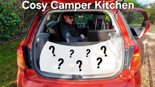 Simple Car Camper Kitchen - Suzuki SX4 DIY Conversion