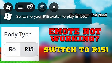 Switch to R15 Avatar to Play Emote in Roblox | How to Switch R6 to R15 Avatar (100% Working)