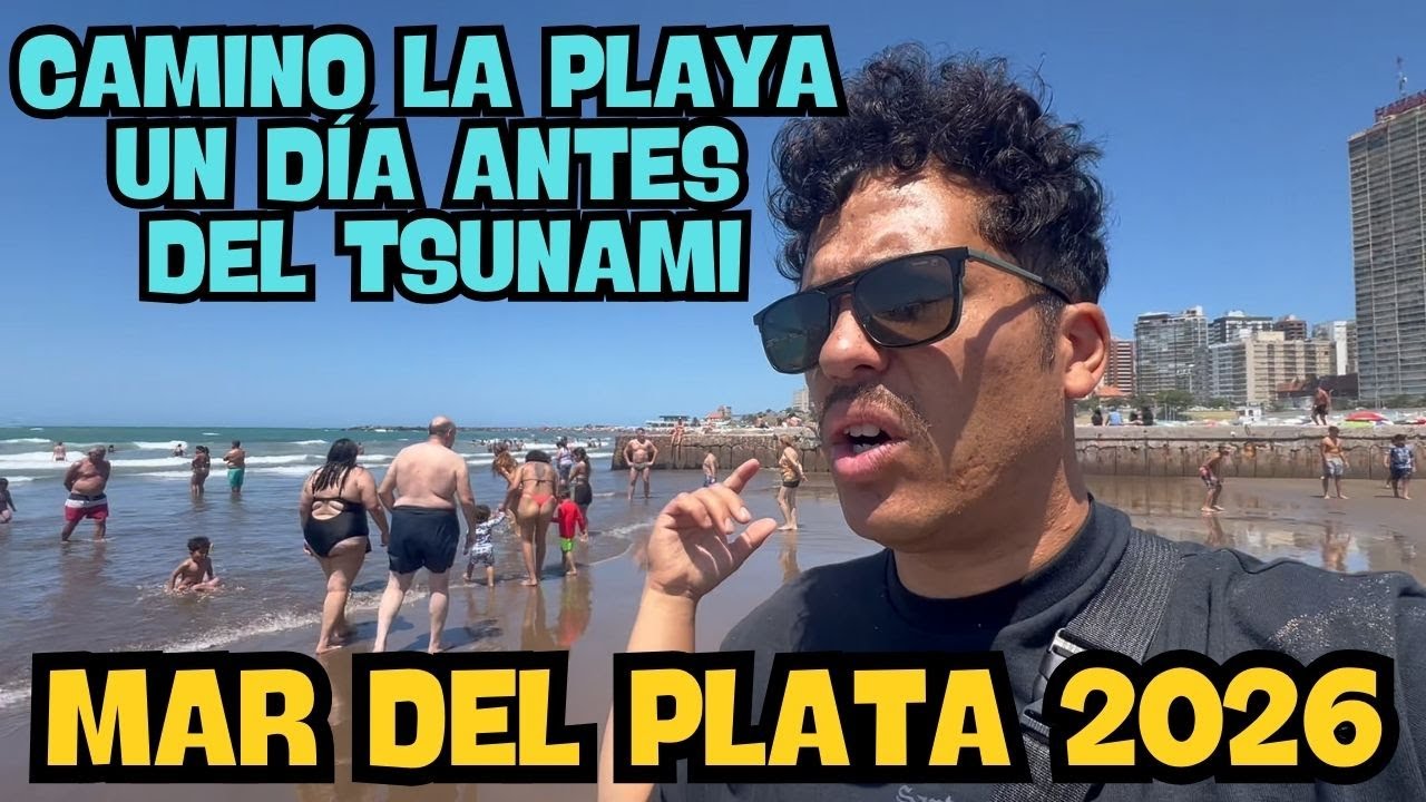 ASÍ ESTÁ LA PLAYA EN MAR DEL PLATA