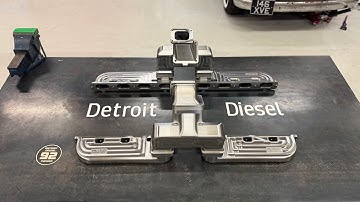 1000 HOURS!!! Detroit Diesel 16V92 Custom CNC Exhaust Manifolds (Header) DPUK
