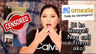 STRANGERS ON OMEGLE CHOOSE MY MAKEUP | NAG CALL A FRIEND AKO! |