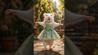 Cute rat dance 🐀 dance 🥰 #trending#viralvideo #cute #ytshorts#viralreels #cute #dance #rain #enjoy