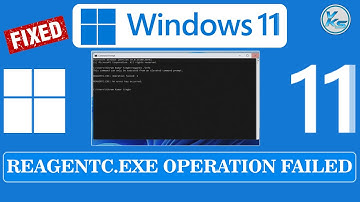 ✅ How To Fix REAGENTC EXE Operation Failed, An Error Has Occurred