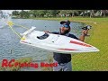 Trolling Fishing Lures Behind RC Boat!!! Does it catch fish?