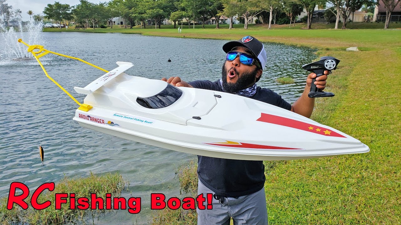 Trolling Fishing Lures Behind RC Boat!!! Does it catch fish? 