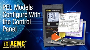 AEMC® - Configuring PEL Through DataView® PEL Control Panel