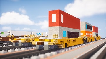 Minecraft Intermodal Container Well Car Tutorial