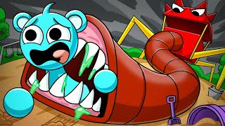 GameToons! HAUNTED by the SPRUNKI SLIDE EATER... (Cartoon Animation)