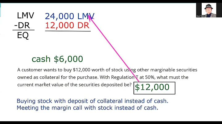 Meeting a Margin Call with Collateral instead of Cash.  Series 7 Exam Prep