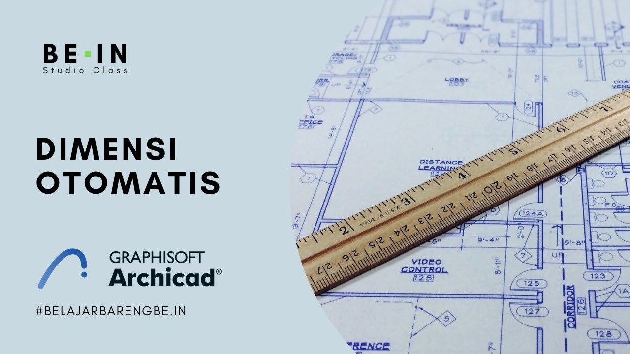 TUTORIAL ARCHICAD - Tips Membuat Dimensi Otomatis di Archicad (Bahasa)