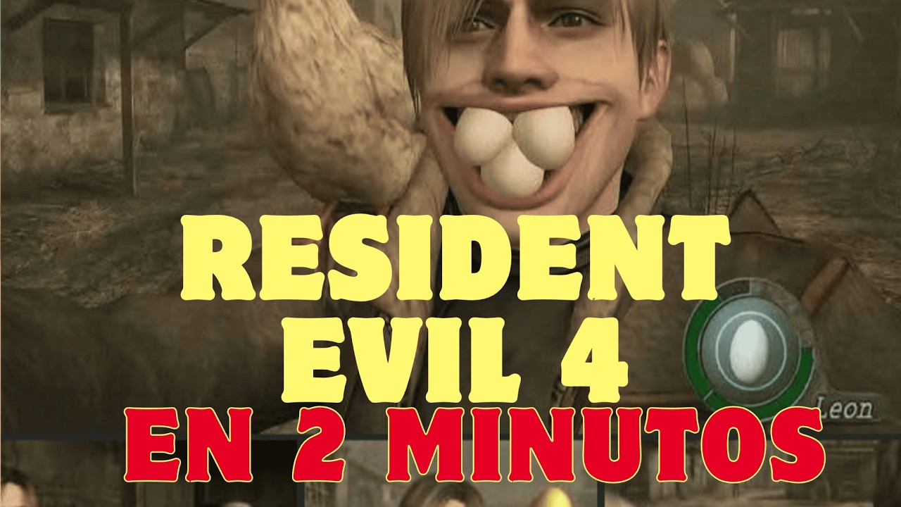 RESIDENT EVIL 4 EN 2 MINUTOS - Therian Marino VS GRINGO | RESIDENT EVIL 4 | PARTE 3