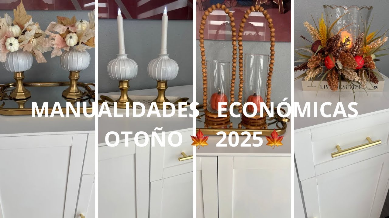 MANUALIDADES FÁCILES Y ECONOMICAS PARA OTOÑO 🍁 2025 🍁