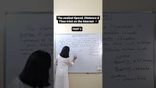Speed Distance Time Trick Part 2 ⚡ Easy Maths Shortcut