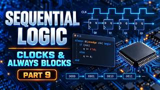 Sequential Logic, Clocks and Always Blocks in Verilog | VLSI Tutorial | Part 9