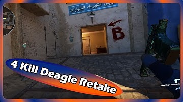 4 Kill Deagle Retake on Mirage From Pug