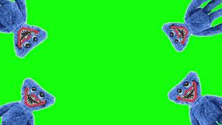 Huggy Wuggy Animation On Green Screen.