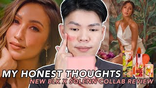MY HONEST THOUGHTS... NEW BLK COSMETICS X SOLENN HEUSSAFF MAKEUP COLLAB REVIEW (COMPLETE SHADES!!!)