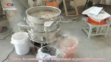 Rotary vibrating sieve metal powder testing machine