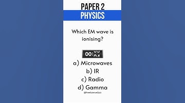 GCSE Physics Paper 2 [Em Waves] Science Quiz Question 104 #Shorts