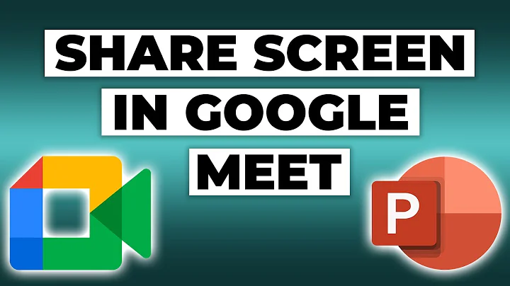 How to PRESENT PowerPoint in GOOGLE MEET