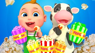 The Muffin Man Song - Colorful Popcorn Version For Children | Super Sumo Nursery Rhymes \& Kid Song