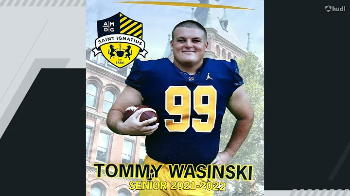 Tommy Wasinski ('22)  St. Ignatius HS Football  Fullback & DLine Highlights | First 5 Games SR YR