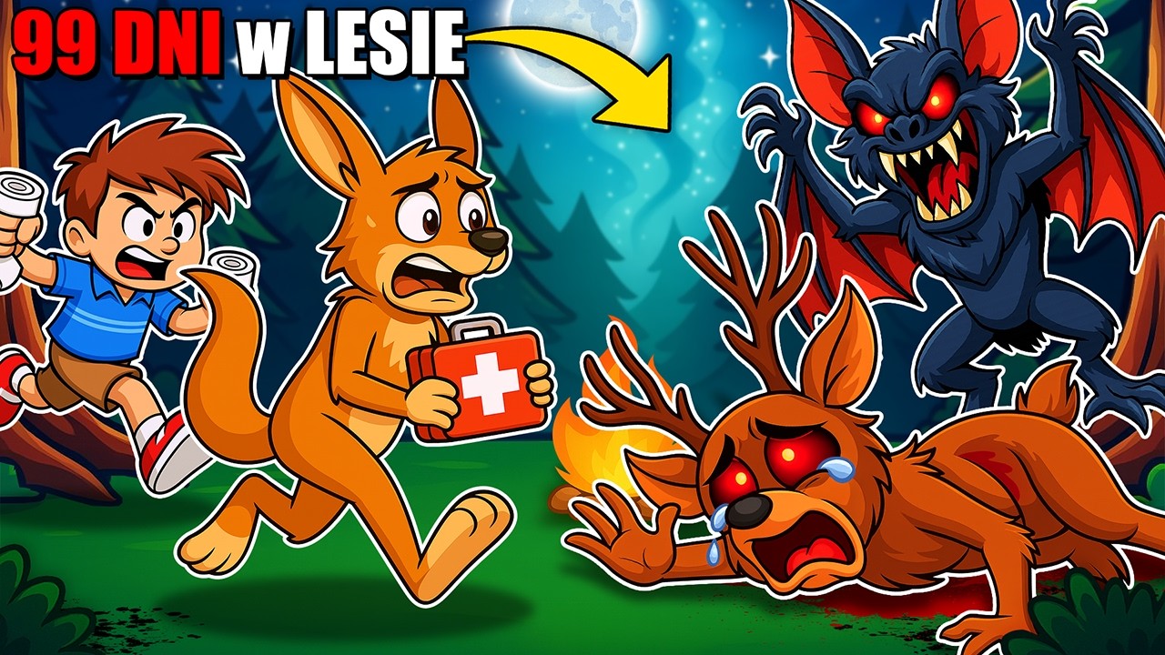 JELONEK ZOSTAŁ RANNY I MUSIMY MU POMÓC w 99 NOCY W LESIE w Roblox!