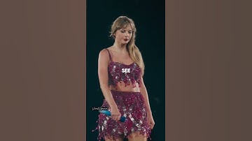 Taylor Swift stapt per ongeluk op de voet van haar danseres #taylorswift #shorts