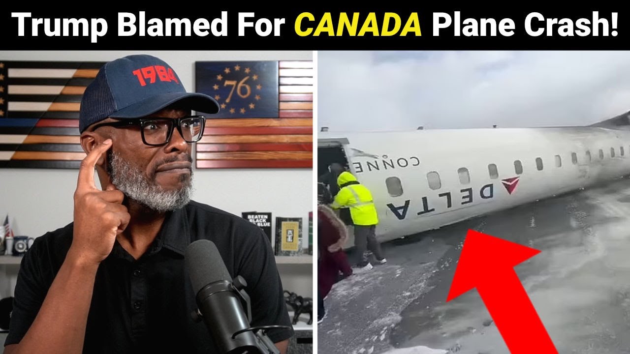Delta Plane CRASHES In Canada And The Media Blames... TRUMP?
