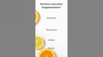 Involves Narrative Fragmentation
