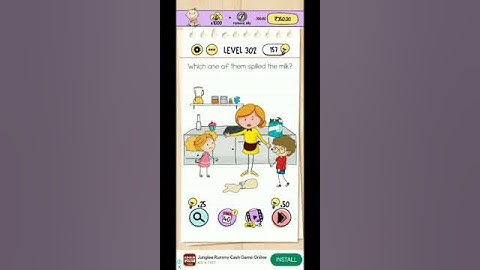 Level 302 Which one of them spilled the milk? #braintest #milk #spilling