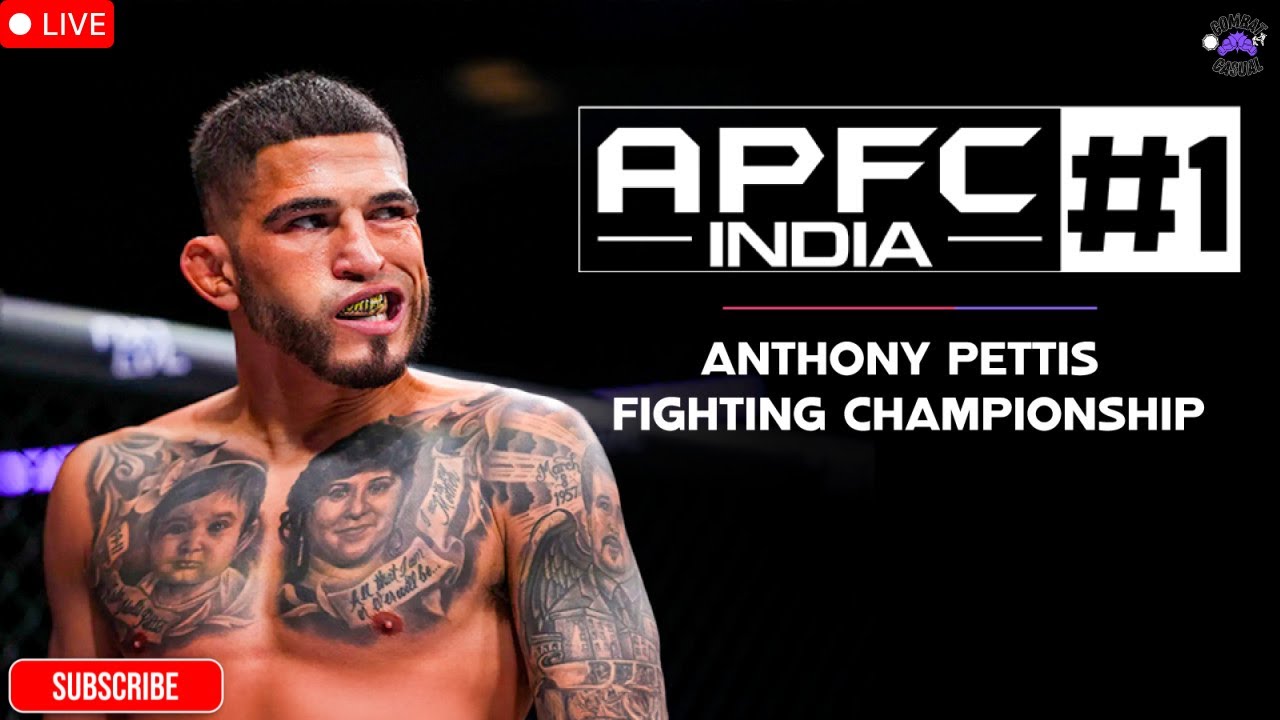 Anthony Pettis FC India 1 - Bengaluru Fight Night | Watch Party