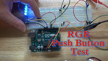 RGB LED Push Button Arduino