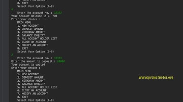 Simple Bank Management System In Python