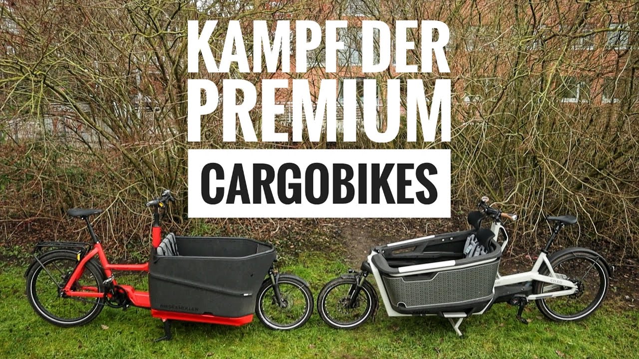 Premium Cargobike Battle - Ca Go FS200 vs. Riese & Müller Packster 70