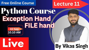 Les 11 van 15: Python | Uitzonderingsverwerking | Bestandsverwerking Deel 1