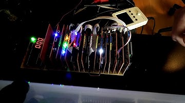 Demo of my own Turing complete DIY 8-bit Computer