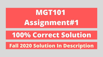 MGT101 Assignment 1 Solution 2021, mgt101 assignment no1 solution fall 2021 Solution In Description👇
