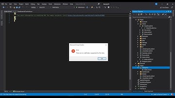There are no scaffolders supported for this item Visual Studio 2019