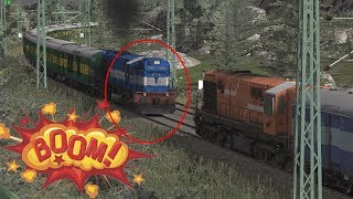 Major Train Accident  By Head on Collision | Train simulator