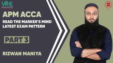 ACCA APM | Read the Marker