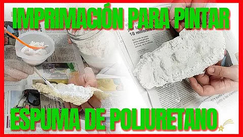 ¿Cómo pintar poliestireno expandido?