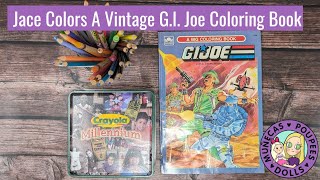 Jace Colors A Vintage G.I. Joe Coloring Book