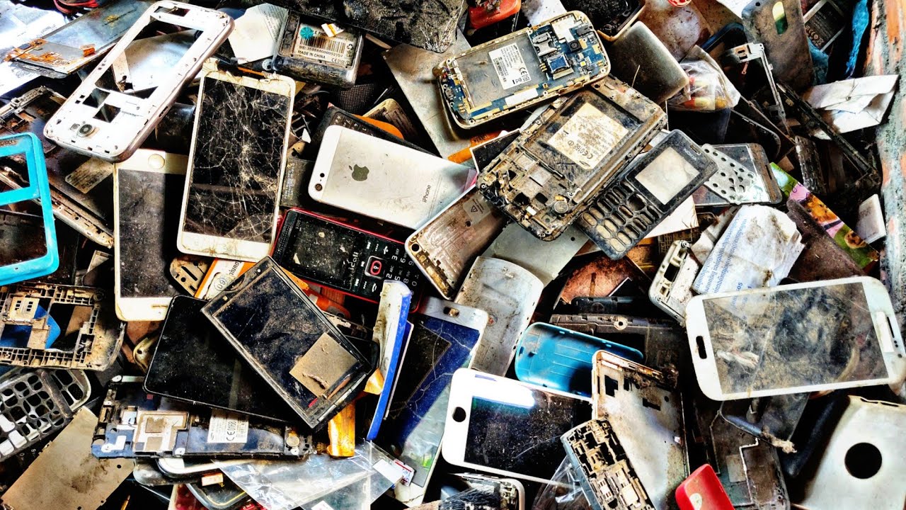 Restoring Old Broken Phone Abandoned Destroyed Phone, Restore Icall