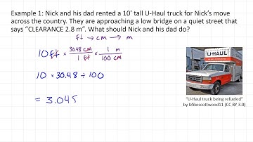 Two Step Metric and Imperial Unit Conversions