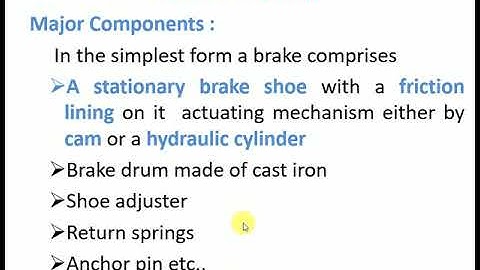 INTERNAL EXPANDING SHOE BRAKE P AMARNATH